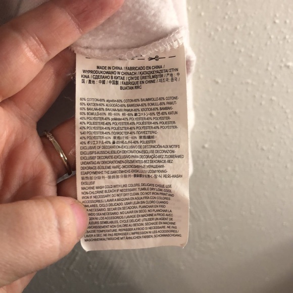 Vans sweatshirt light purple pink color size XS logo print on chest and arms - Picture 5 of 5